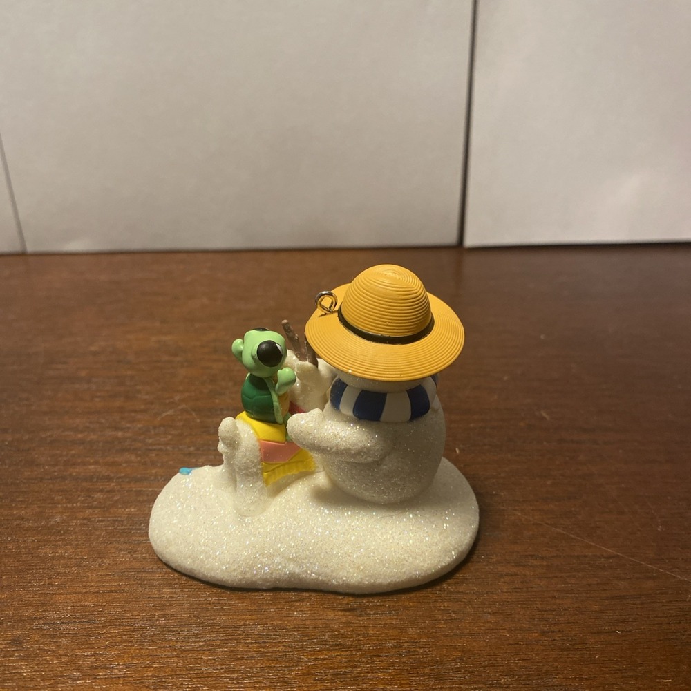 Hallmark Keepsake Christmas Ornament Sandal The Sandman Snowman 2023 Used‎ - Picture 4 of 6